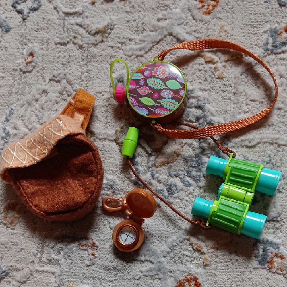 Kids Adventure Toy Set with Binoculars and Compass